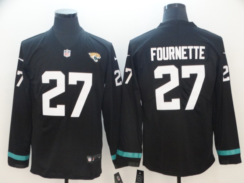 Men's Jacksonville Jaguars Leonard Fournette #27 Black Jersey